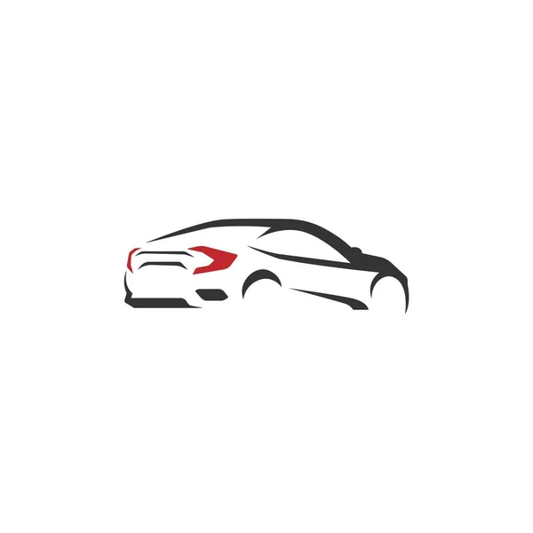 Coche Icono Logo Diseño Concepto Ilustración Vector — Vector de stock