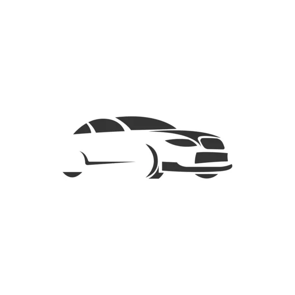 Carro Ícone Logotipo Design Conceito Ilustração Vetor — Vetor de Stock