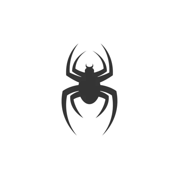 Spider Logo Icono Diseño Concepto Plantilla Ilustración Vector — Archivo Imágenes Vectoriales