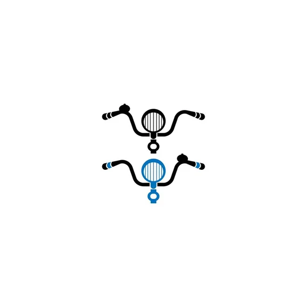 Fiets Bike Icon Logo Ontwerp Vector Fietsconcept — Stockvector