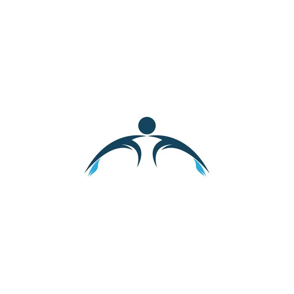 Плыви Вектор Рисунка Логотипа Плавания — стоковый вектор