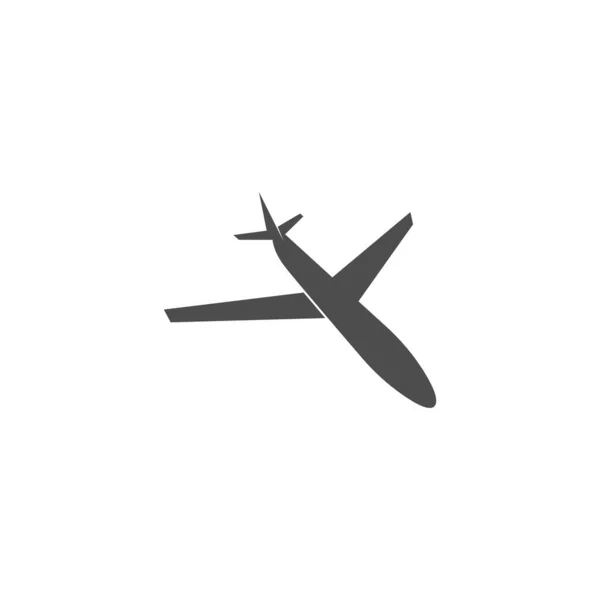 Templat Gambar Vektor Logo Plane Icon - Stok Vektor