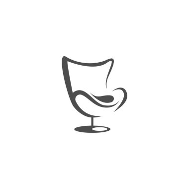 Mobilya logosu vektör düz tasarım şablonu