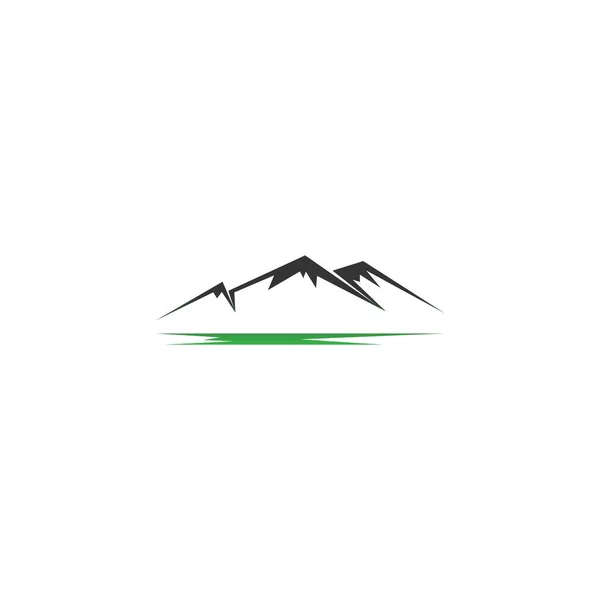 Mountain Icon Logo Ontwerp Vector Illustratie Template — Stockvector