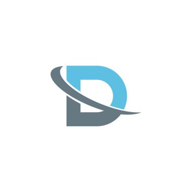 Letter D logo icon design concept illustrtation