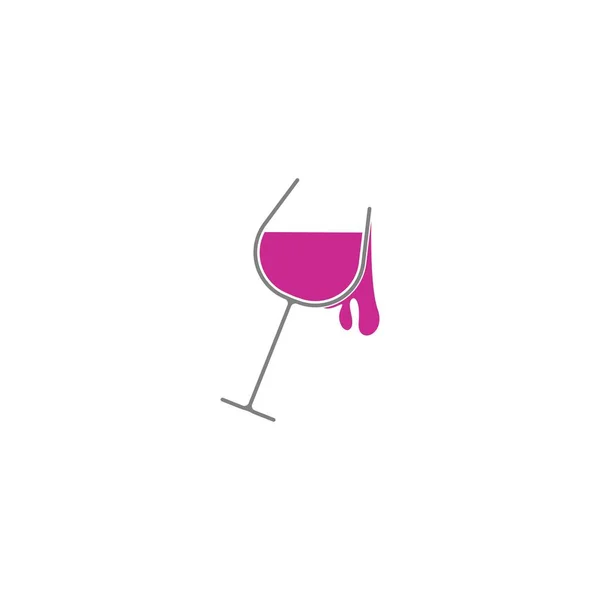 葡萄酒图标标志设计矢量模板 — 图库矢量图片
