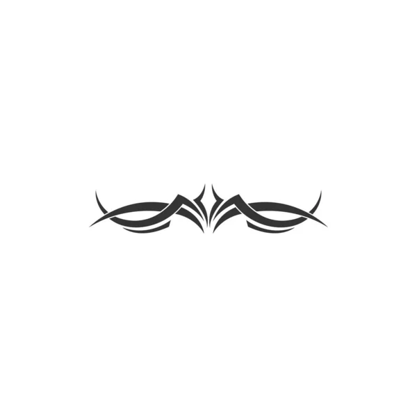 Tatuaje Icono Logotipo Diseño Plantilla Vector — Vector de stock