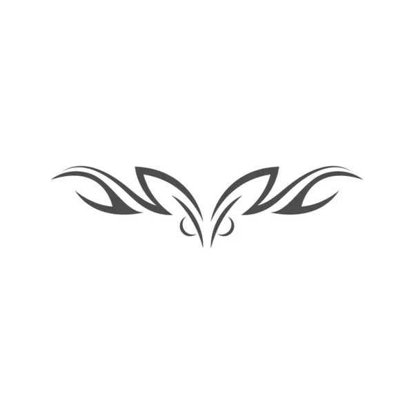 Modèle Conception Logo Icône Tatouage Vecteur — Image vectorielle