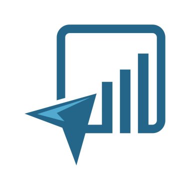İş büyüme grafiği logo tasarımı 