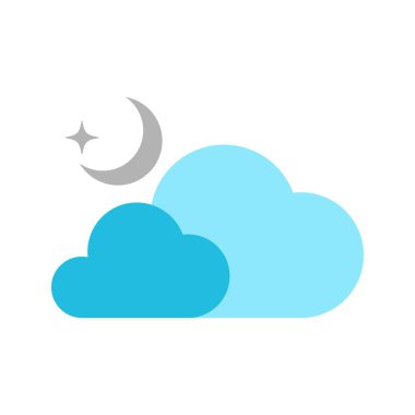 Wheather simge tasarımı illüstrasyonu