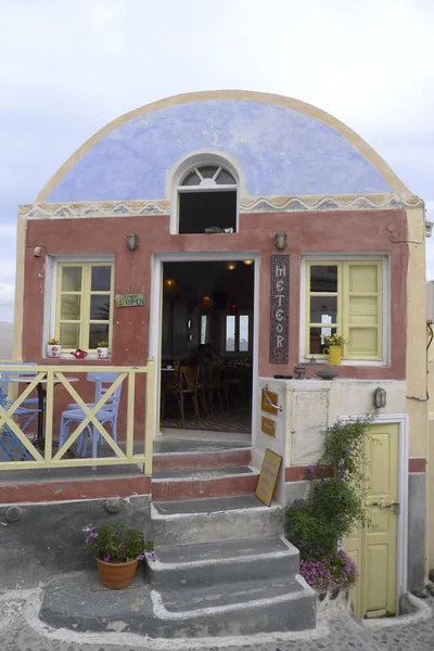 Bar auf der Insel Santorini — Stockfoto