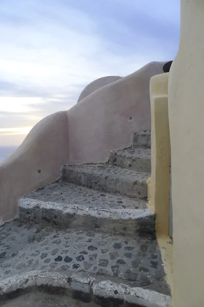 Typische Treppe Santorini — Stockfoto