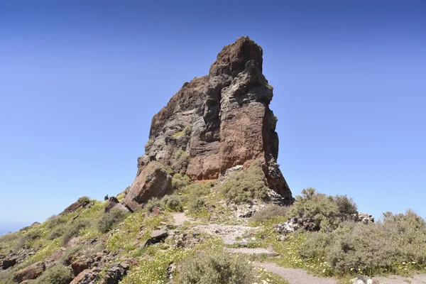 イメロヴィグリ, サントリーニ島の岩を歩く — ストック写真