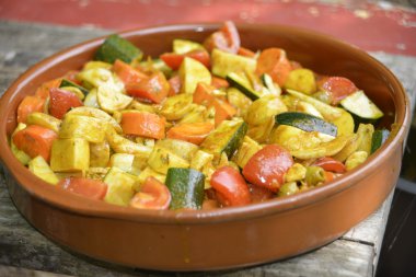 fresh tajine meal clipart