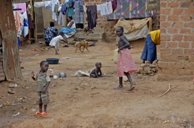 Kimliği belirsiz çocuk, Uganda Afrika