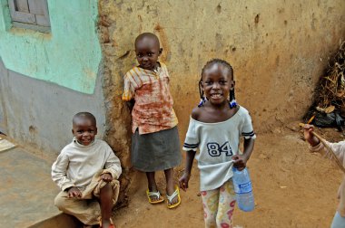 Kimliği belirsiz çocuk, Uganda Afrika
