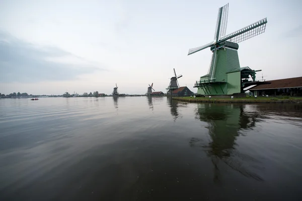 네덜란드, Zaanse Schans 풍차 — 스톡 사진
