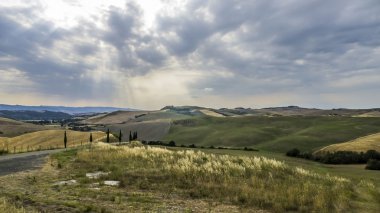 Toskana 'nın Güzel Manzarası