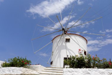 Yel değirmeni Lesvos Yunanistan