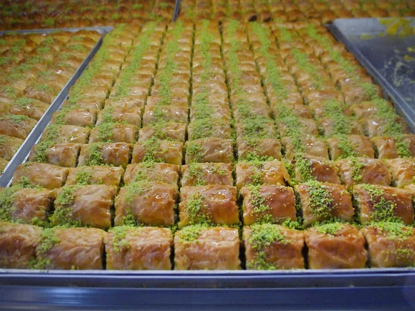 Baklava, turecki-grecki pustyni słodki — Zdjęcie stockowe