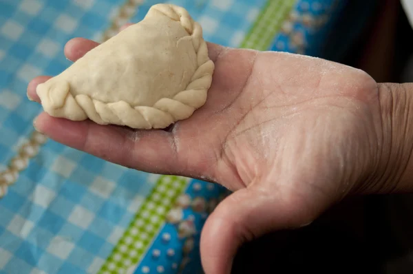 Zelfgemaakte patty uit Indonesië — Stockfoto