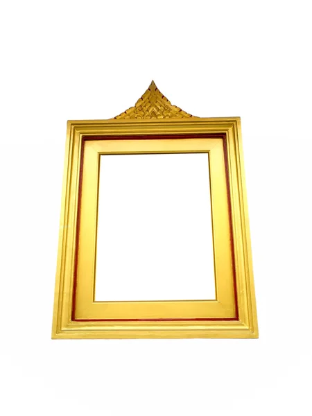 Gouden venster tempel van Thailand stijl geïsoleerd — Stockfoto