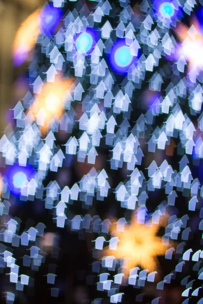 Defocused christmas lights background — Stock Photo, Image