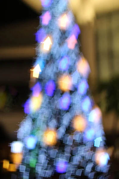 Desfocado luzes de Natal fundo — Fotografia de Stock
