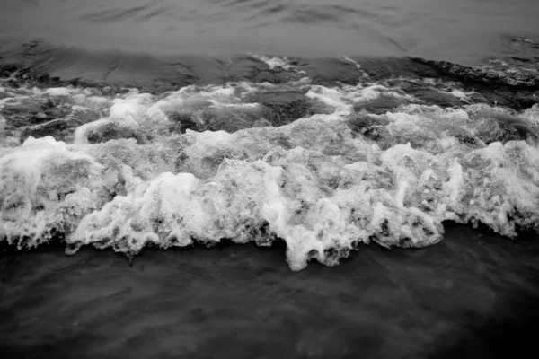 Un paesaggio marino oceanico con movimento sfocato — Foto Stock