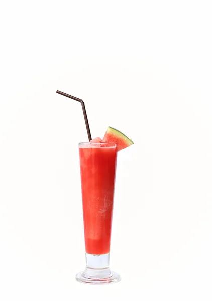 Friss görögdinnye gyümölcs juice rázza elszigetelt — Stock Fotó