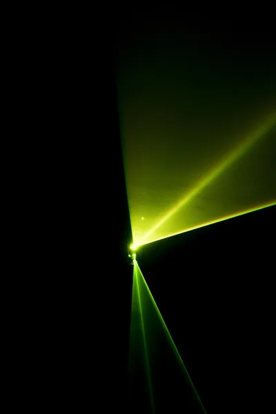 Feixe de laser não um fundo preto — Fotografia de Stock