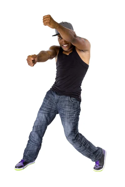 Hip hop musician  dancing — Stock Photo, Image