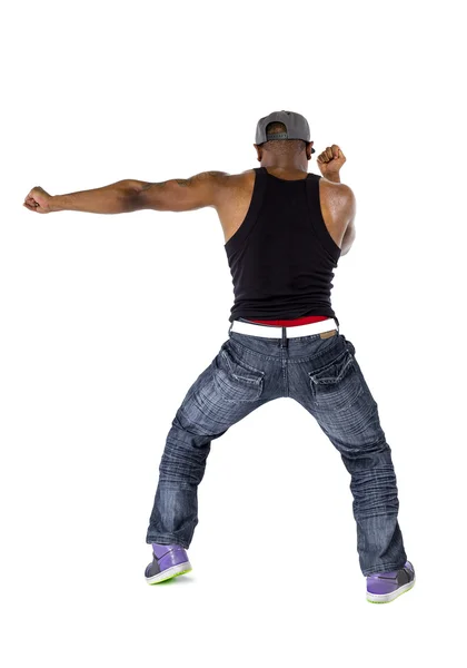 Hip hop musician  dancing — Stock Photo, Image