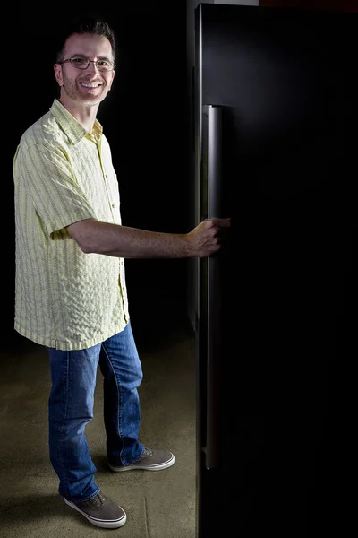 Man looking for food — Stock Photo, Image