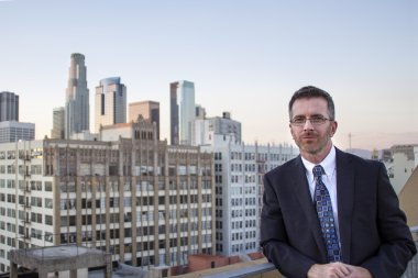 Office bölgede seyir işadamı