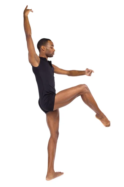 Dancer balancing to show ballet forms — Stock Photo, Image