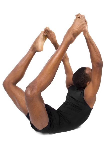 Bailarina de ballet masculina mostrando flexibilidad —  Fotos de Stock