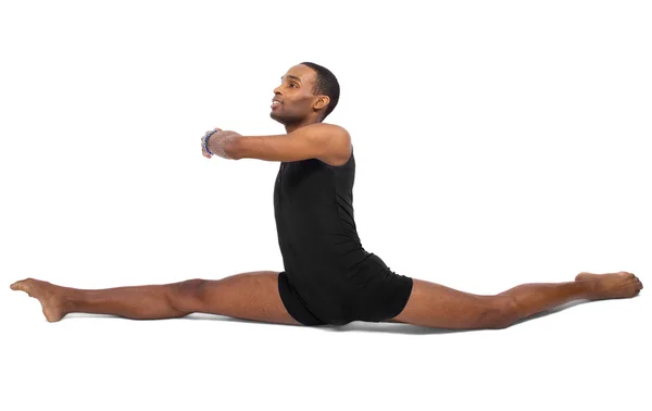 Manliga balett dansare visar flexibilitet — Stockfoto