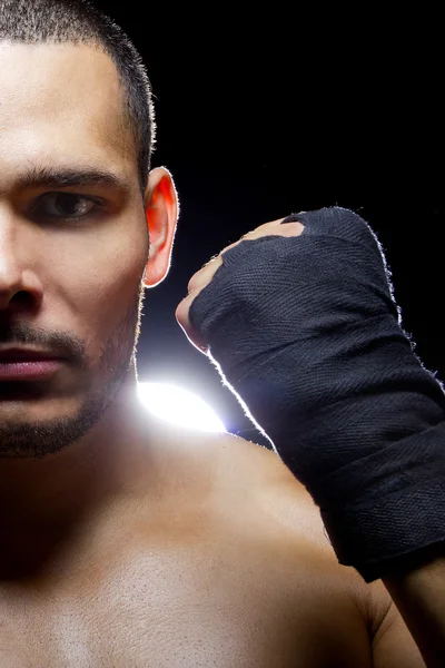 Latino mma fighter — Stockfoto