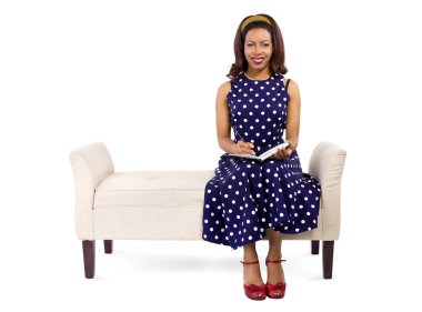 Erkek şezlong üzerinde yazma