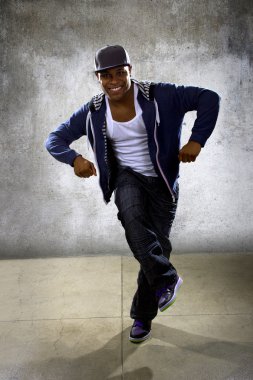 Siyah erkek hip hop dans