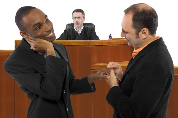 Yargıç aynı eşcinsel evlilik karşı — Stok fotoğraf
