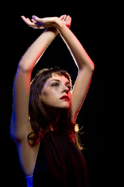 Drunk female at nightclub — Stock Photo, Image