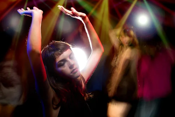 Drunk female at nightclub — Stock Photo, Image