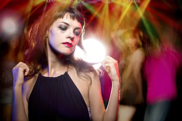 Drunk female at nightclub — Stock Photo, Image