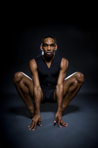 Black male dancer — Stock Photo, Image