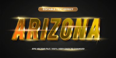 Düzenlenebilir metin efekti - Arizona metin biçimi düzenleme konsepti