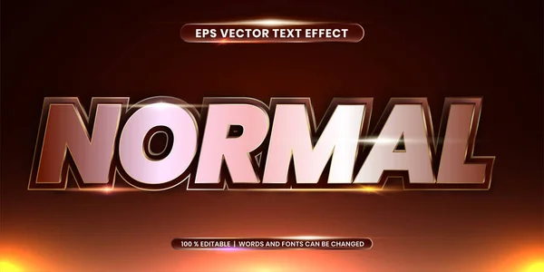 Premium Rose Effet Texte Normal — Image vectorielle