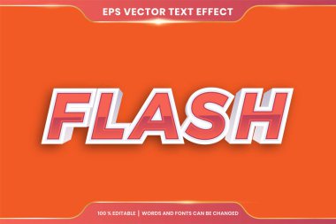 Flash Metin Efekti Düzenlenebilir