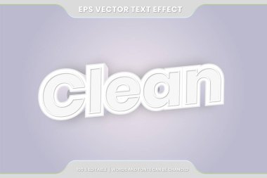 Temiz 3d metin efekti biçimi